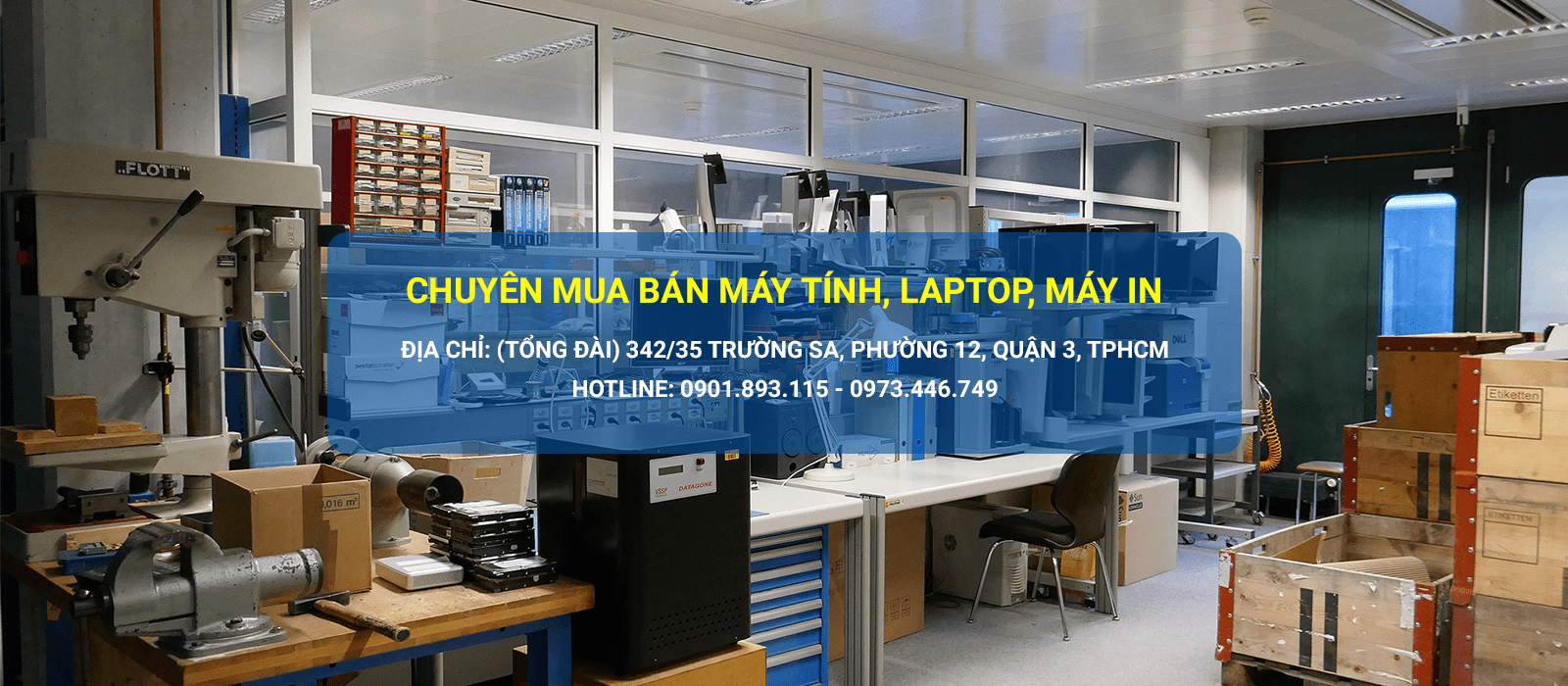 Chuyên mua bán máy tính, laptop, máy in